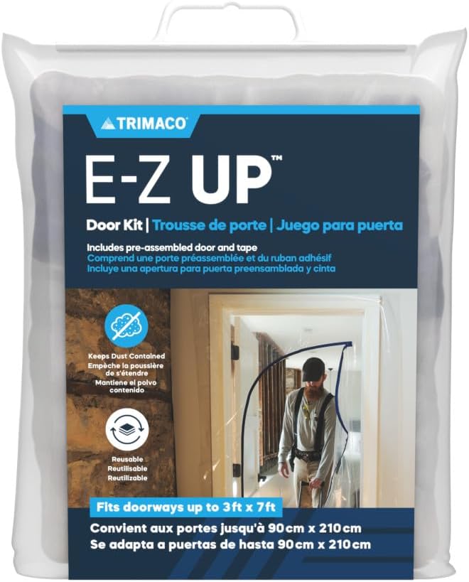 Trimaco 54740 E-Z Up Dust Containment Door Kit