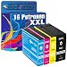 Produktbild Tito-Express PlatinumSerie 16x Patronen XXL passend zu Canon PGI2500 XL | Für Canon Maxify iB-4050 iB-4150 MB-5050 MB-5150 MB-5155 MB-5350 MB-5450 MB-5455