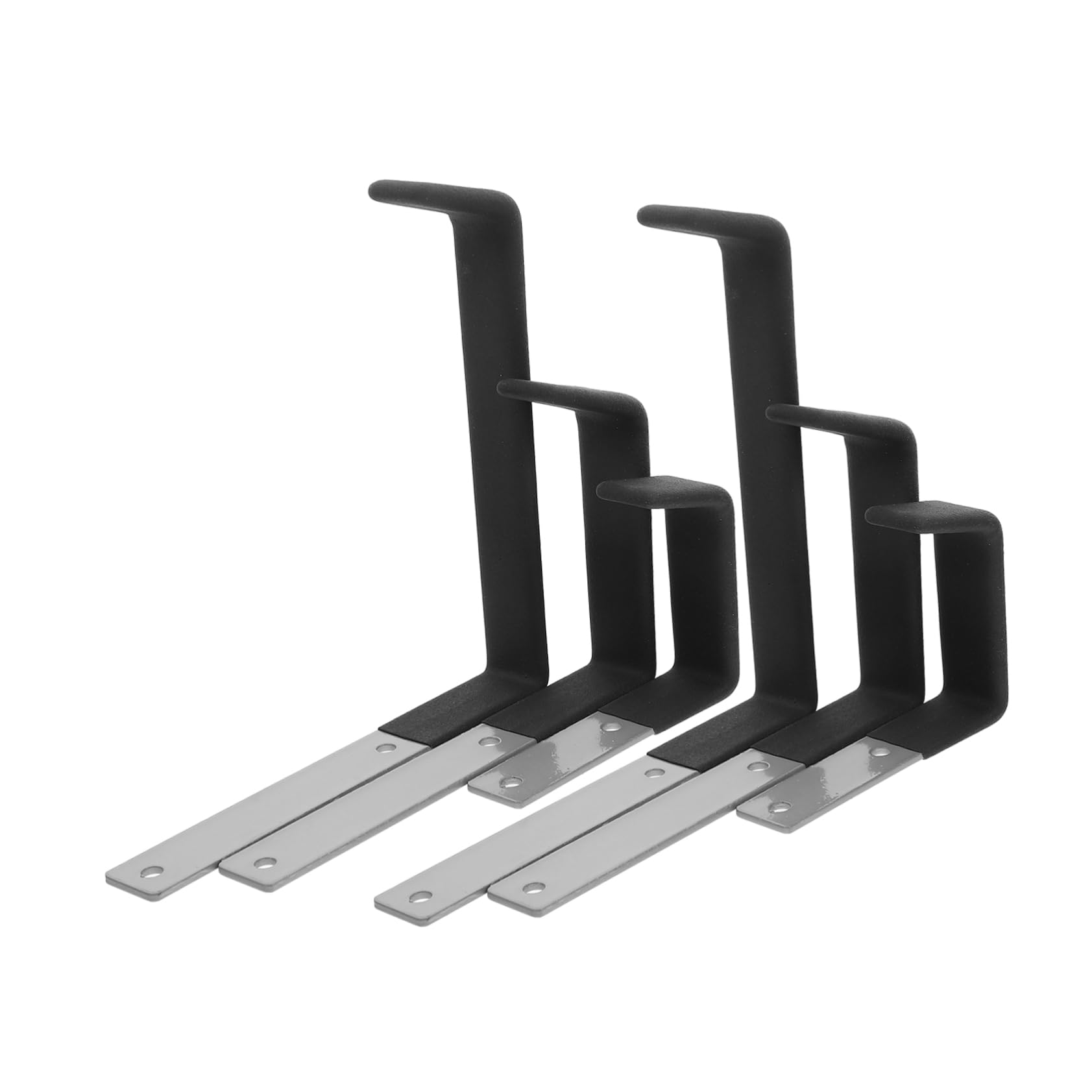 Artibetter Ganchos de Pared Paquete de 6 para Garaje Resistentes de Acero para Colgar Cables y Mangueras Recubrimiento Antideslizante y Fácil Instalación en Paredes