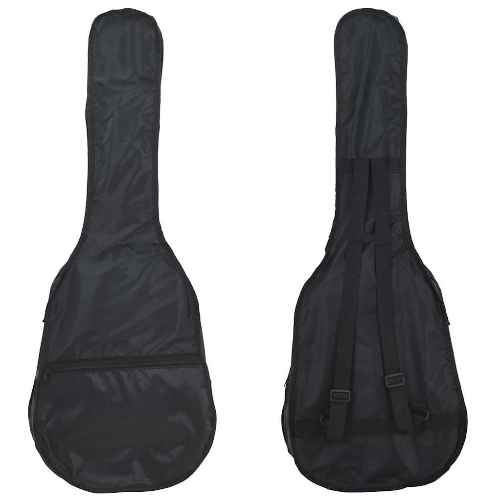Klassische Konzertgitarre 1/2 Größe 34 Zoll für Kinder Anfänger inklusive Tasche Gurt Plektren Stimmhilfe Saiten Set Lindenholz Gitarre