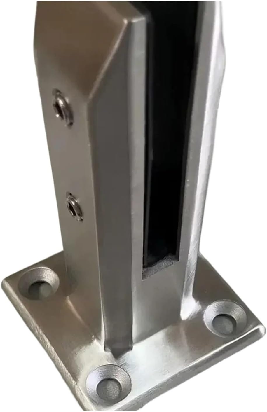 1PC ステンレススチール ガラスクリップ クランプ ブラケット フロアスタンディング階段 バルコニー プール 蛇口 ポスト 手すり