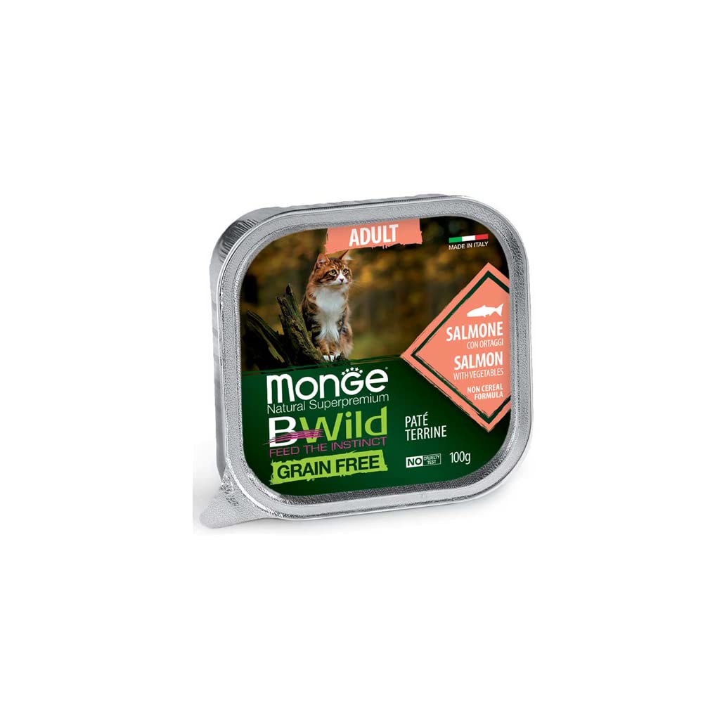See full amazon price history chart for B-Wild Grain Free Pate Adult Salmon with Vegetables for Cats-100gm(Pack of 5) B-Wild Grain Free Pate Adult Salmon with Vegetables for Cats-100gm(Pack of 5) (B09QYYK6KY) Amazon Price History, Amazon Price Tracker