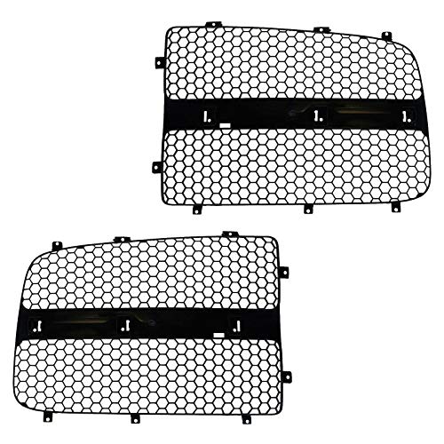 1A Auto Grille Insert Black Pair Set for 2002-2005 Dodge Ram 1500 Truck / 2003-2005 Dodge Ram 2500 Truck / 2003-2005 Dodge Ram 3500 Truck