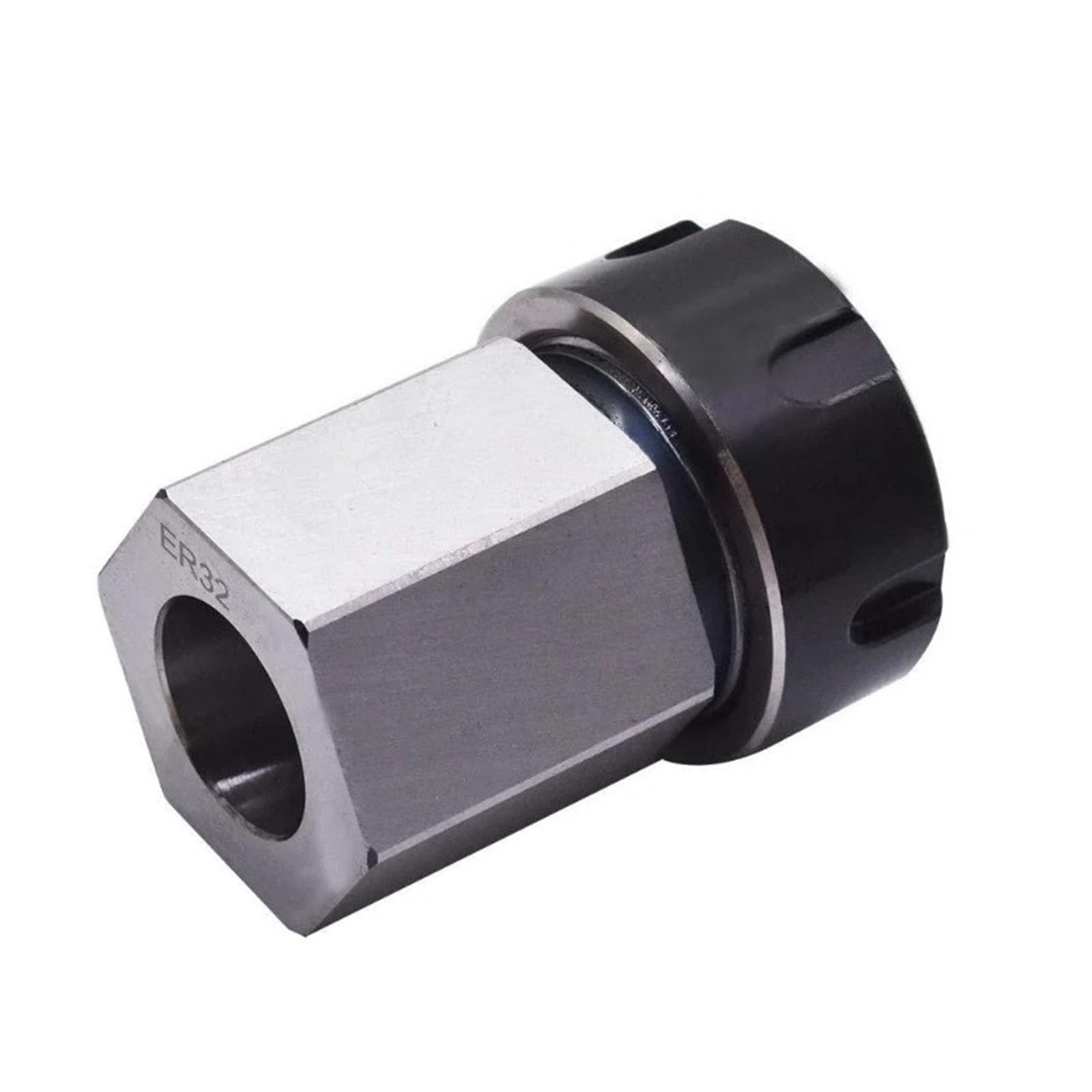 ER32 Collet Block, ER Collet Block ER25 ER32 ER40 Square Hex Spring Collet Holder for Lathe Engraving Machine(Er40,Tetragon)