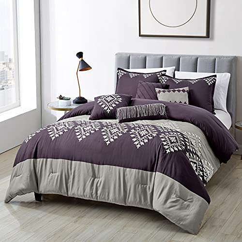 Esca La Casa Comforter Set - Modern Minimalistic Design, Suitable For All Seasons, Decorative Pillow, Matching Shams (Queen) #TOP8