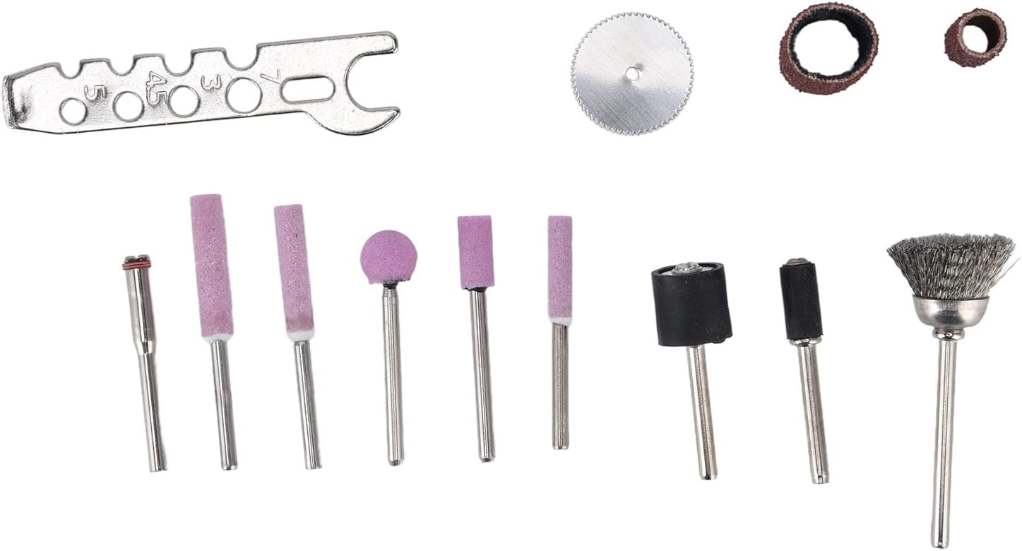 Handheld Saw Sharpener Universal Cordless Chainsaw Sharpener with 5000-18000 Rpmmin Speed for Garden Maintenance, Long Life Red ABS 25cm