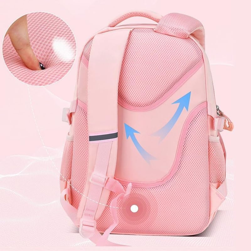 Vista 5 de HAPIKI Mochila Kawaii con accesorios lindos para jardín de infantes con lindo pin Kuromi mochila de felpa Sanrio, Púrpura