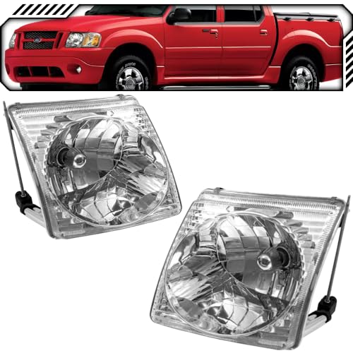 EPIC Pair Headlights for 01-03 Explorer 01-05 Explorer Sport Trac