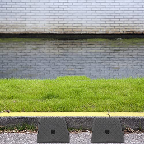 YARNOW Heavy Duty Plastic Curb Ramps #TOP19