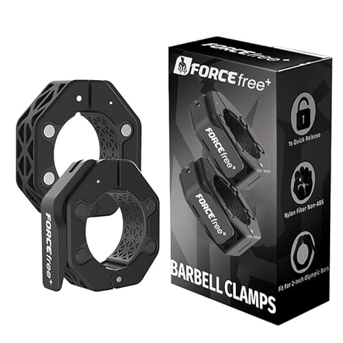 Quick Release Barbell Collars 2-Inch Olympic Slim Non-Slip