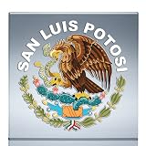 Escudo Mexicano Mexican Emblem Estampa Escudo Window Sticker Decal calcomania (6"x6", San Luis Potosi)