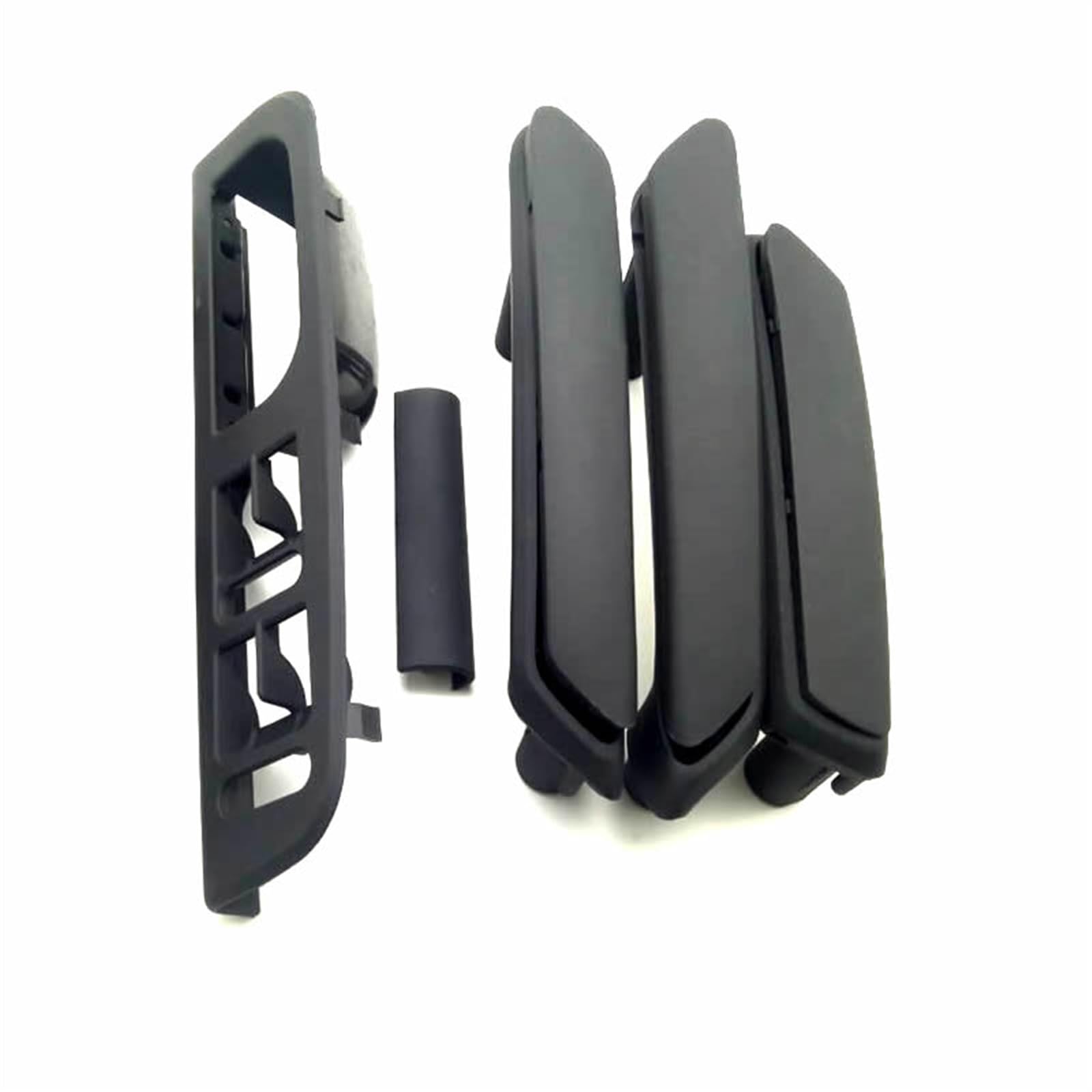 Manija de puerta negra, manija de puerta, Base del marco del