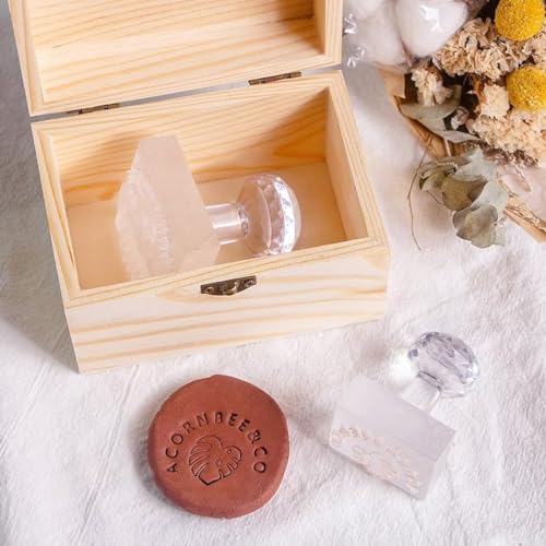 Custom Initial Clay Stamp, Custom Brass Stamp for Clay, Custom Pottery Stamp, Acrylic Stamp for Soap, Mold for Ceramics, Gift for Her - Thumbnail 6