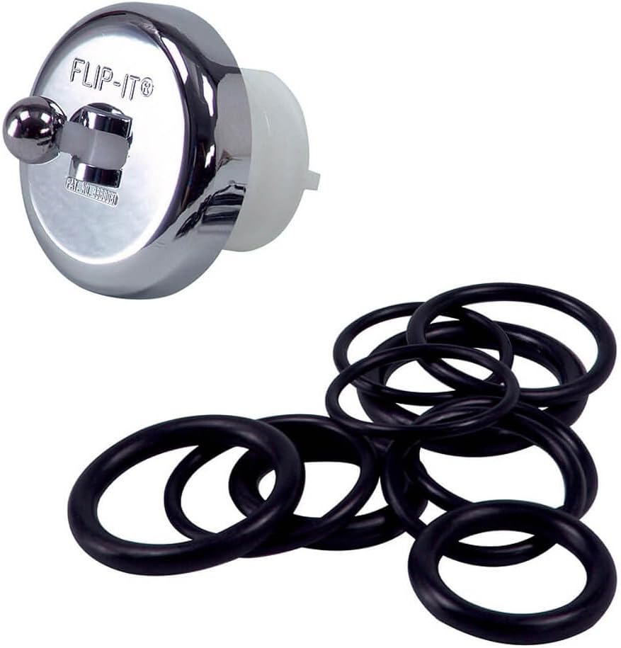 Danco 88636 Flip-It Tub Drain Stopper, Chrome
