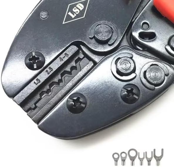 S-156W Terminal crimping tool plier for non-insulated cable links and connectors 1.5-6mm²