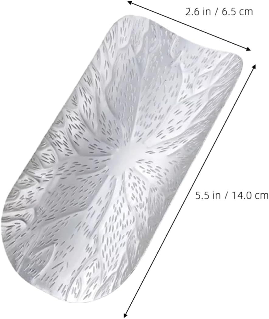 Silver Alloy Tea Scoop Storage Dish Set for Loose Tea