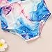 GRNSHTS Toddler Girl Fashion Swimsuit Print Color Block Stripe One-Piece Swimwear Baby Girl Summer Beach Bathing Suits(multicolour1,12-18M)