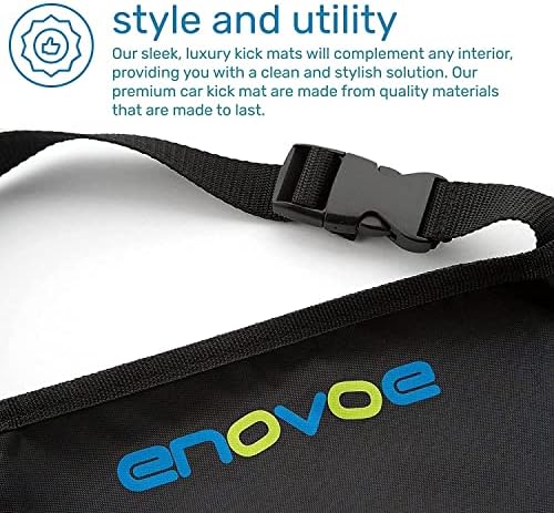 Enovoe Back Seat Protector for Kids - 2 Pack - Premium Quality Protection for Upholstery from Dirt, Mud, Scratches - Extra Large Car Seat Protector
