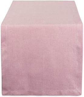 DII CAMZ38727 Solid Chambray, Table Runner 14x72, Chambray Rose