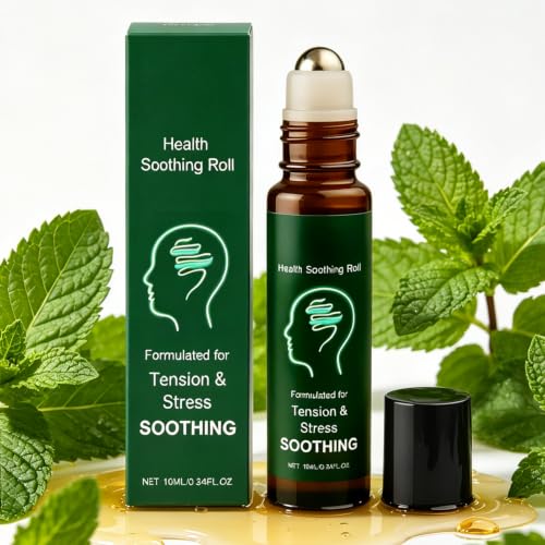 Image of Head Relief Roll-On,Peppermint Essential Oil Roll On Relieve Stress
