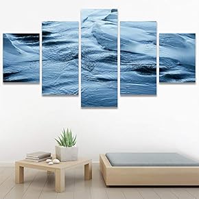SIGNWIN 5 Panel Canvas Wall Art Modern Art...
