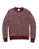 Champion Reverse Weave Logo Sweatshirt, Men’s Heavyweight Fleece Pullover, Diagonal Script Maroon, X