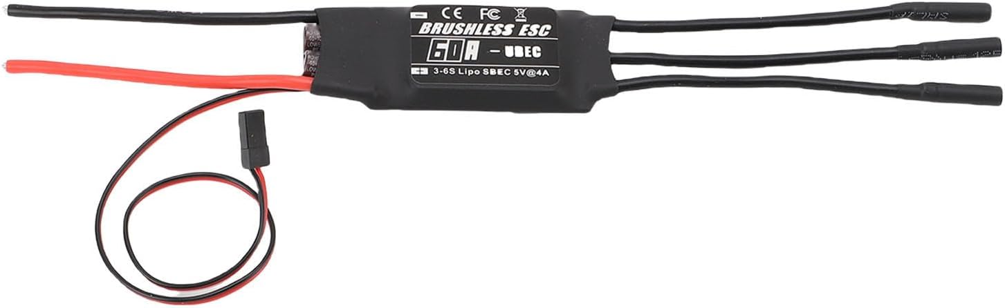 ZJchao 60A Brushless ESC Premium Quality Speed Controller 3-6S LiPo RC Aircraft Multi Rotors