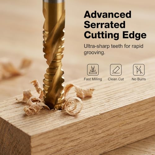 Image of HSS Twist Drill Bit Set, Titanium Coated Metal Drill Bits,2