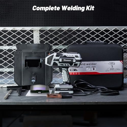 Faiuot Handschweißgerät 220V IGBT Inverter ARC Tragbare Schweißmaschine - 6 Stromstärkenverstellung, für 2,5-3,2 mm Elektroden, für Reparaturen, Professionelle Schweißprojekte (mit Schutzbrille)