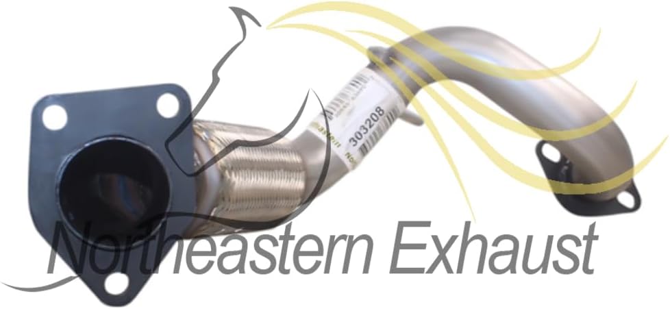 Exhaust Front Flex Pipe Compatible with Nissan Rogue 2014-2019 2.5L | Stainless Steel | Northeastern Exhaust | Includes Gaskets and Bolt Kit | Direct-Fit Replacement