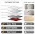 STICKGOO 20 Sheets Peel and Stick Backsplash Tile, Stick on Backsplash for Kitchen and Bathroom, White Marble Look PVC Mixed Metal Silver Self Adhesive Wall Tiles