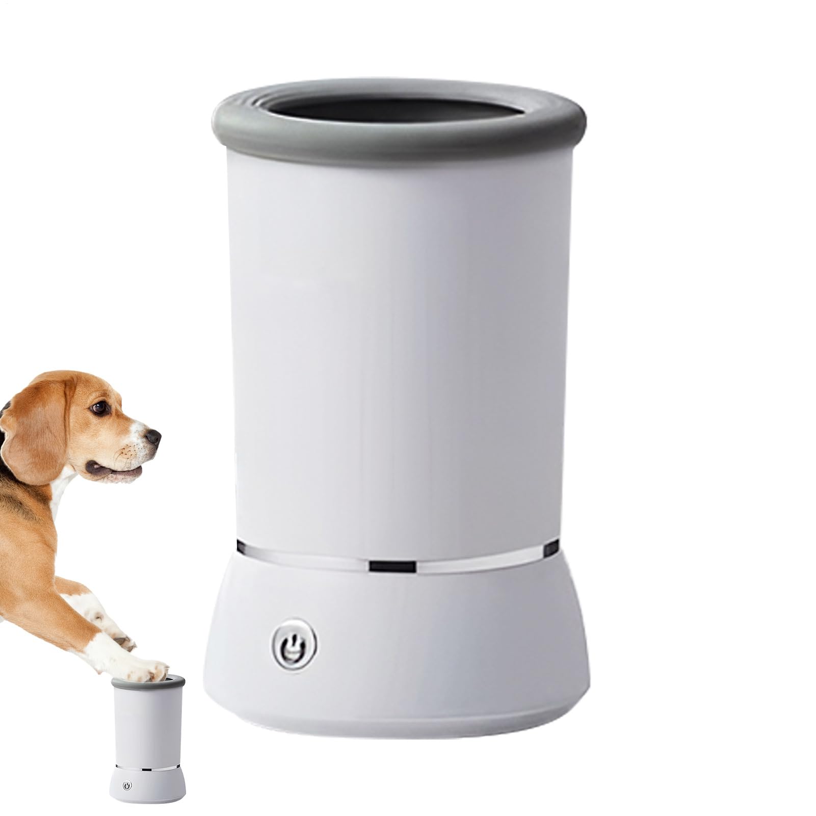 Pulitore Automatico Zampe Cane Per Piccole Medie Grandi Dimensioni Per Eliminare Sporco Polvere 17.2x10.5cm Bicchiere Lavaggio Artigli Cane Ricaricabile Da USB Con Setole Silicone Morbido