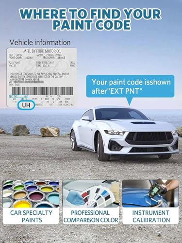 Image of UM Agate Black Metallic Touch Up Paint for Ford