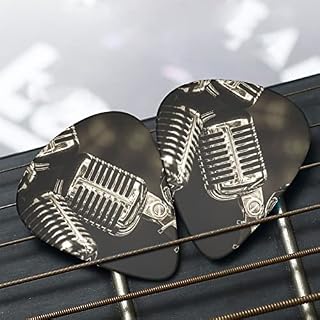 Médiators Guitare 12-Pack Rétro Studio D’enregistrement Microphones Médiators Guitare Électrique Guitare Acoustique… - Les Beatles, Paul McCartney, John Lennon, RIngo Starr, George Harrison Médiators Guitare 12-Pack Rétro Studio D'enregistrement Microphones Médiators Guitare Électrique Guitare Acoustique… – Image 6