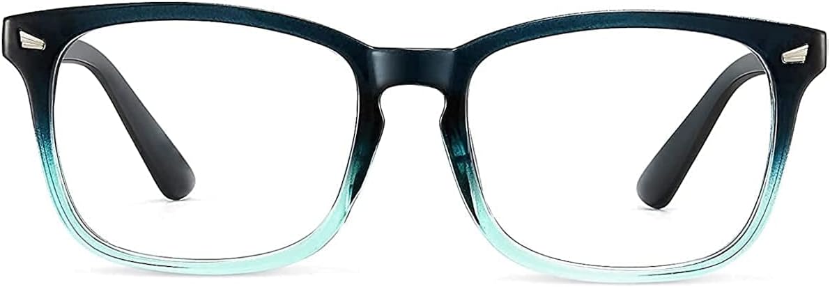 CREEK Blue Light Blocking Glasses Gaming Filter Square Eyeglasses for Eye Protection Men Women, Computer/Tablet/Laptop/Mobile/TV, Anti-blue & Anti eyestrain with Testing Kit