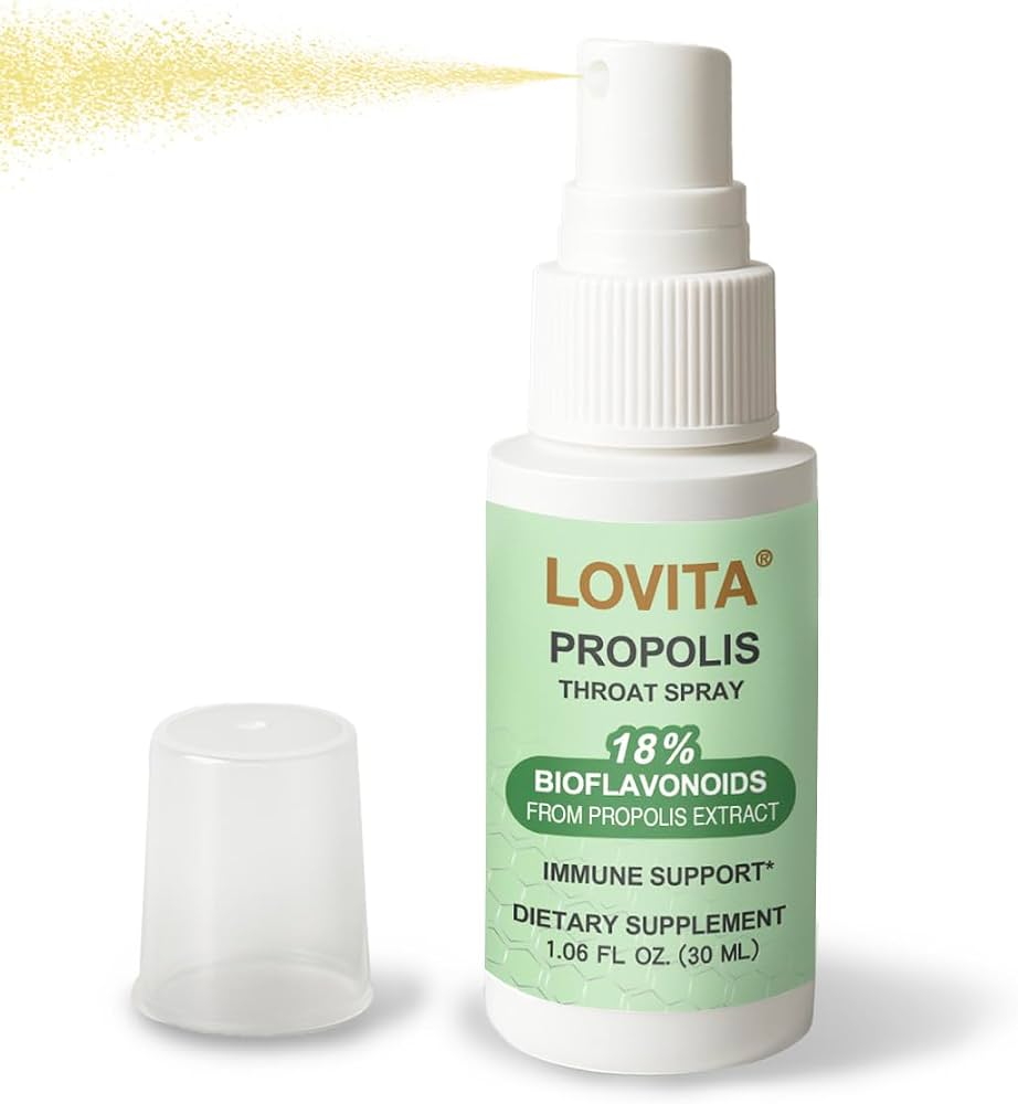 Amazon.com: LOVITA Bee Propolis Throat Spray, 1 Fl Oz (30 mL), 30