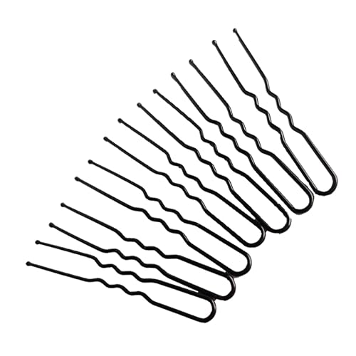 Miniatura 8 de 50 horquillas para el cabello en forma de U, pinzas para el cabello para moños, pinzas para el cabello para mujer, pinzas para el cabello negras,