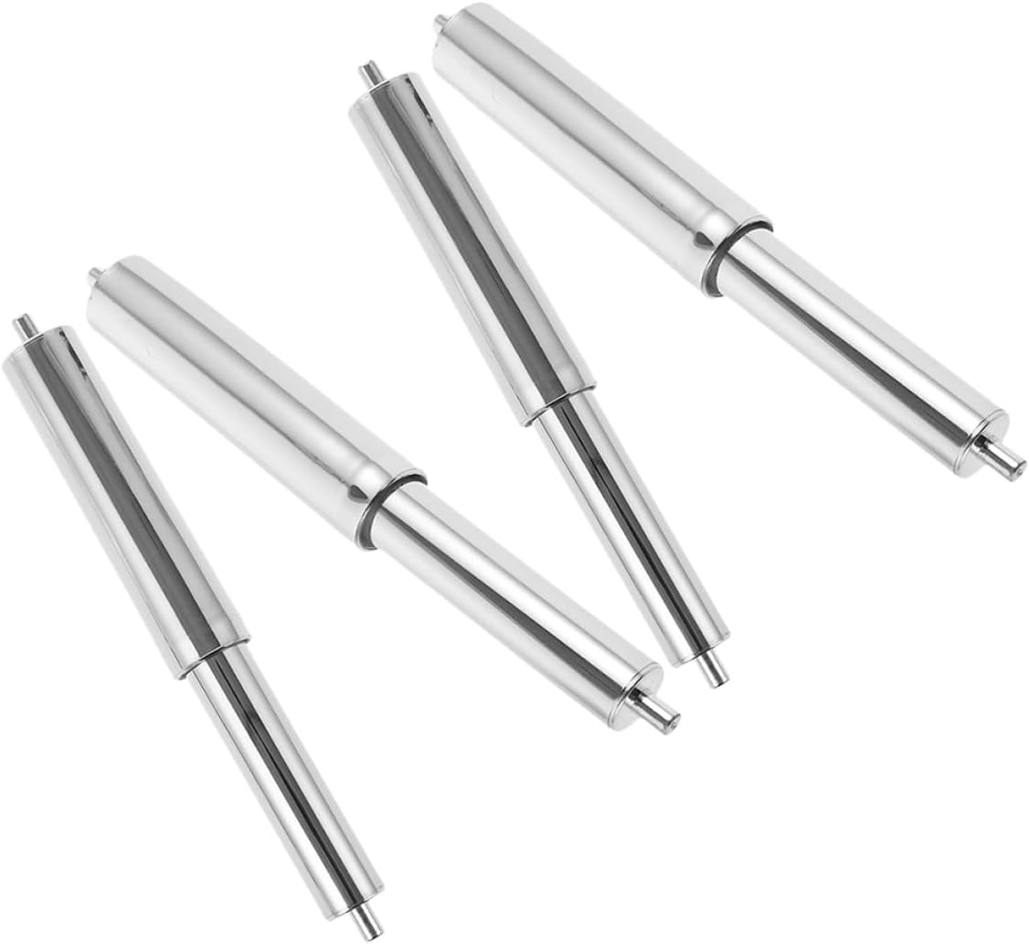 4pcs Retractable Spring Loaded Toilet Paper Holder Rods Stainless Steel Replacement Spindle for Bathroom Tissue Rollers Adjustable Paper Dispenser Accessories