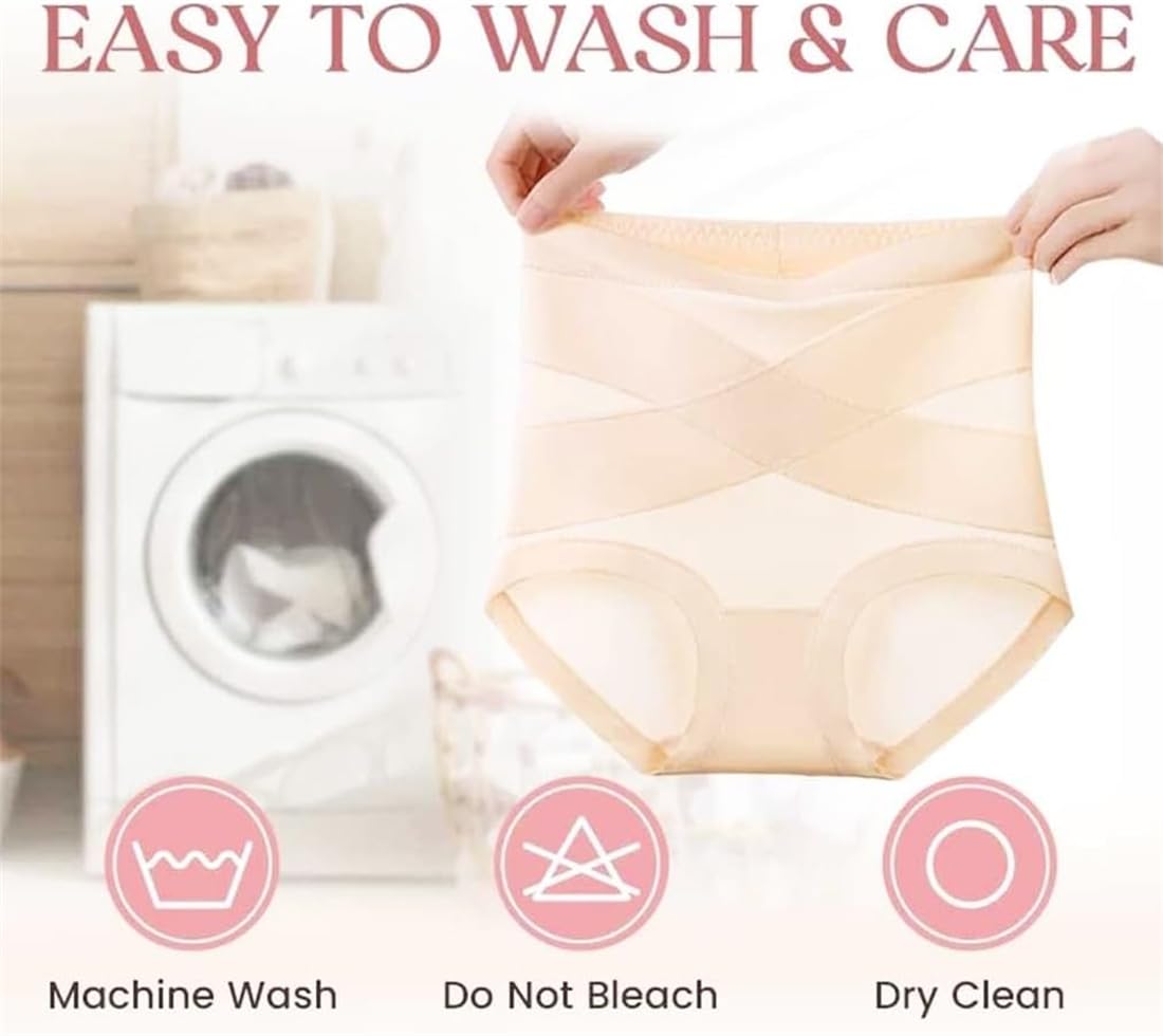 Biancheria intima a prova di perdite per il controllo della pancia da donna, massimo comfort, a tenuta stagna e modellante, in cotone a vita alta senza
