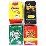 Puerto Rican Ground Coffee Variety Pack - 4 Local Favorites in 14 Ounce Bags (Lareno, Rico, Coqui an