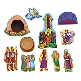 Little Folk Visuals Beginners Bible: Easter Precut Flannel/Felt Board Figures, 11 Pieces Set