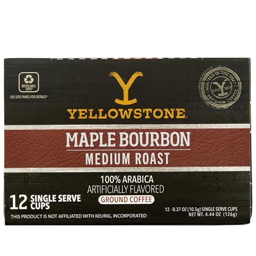 Yellowstone Maple Bourbon Pods, 12 Count