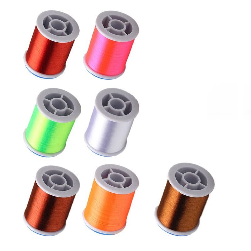 Set de 7 hilos para atado de moscas resistentes 150 yardas