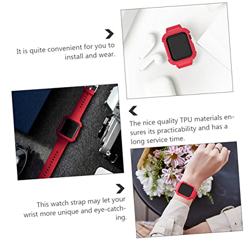 1 PC strap TPU Watch Band Watch Accessories compatible with band women 40mm Watch Band Replacement4
