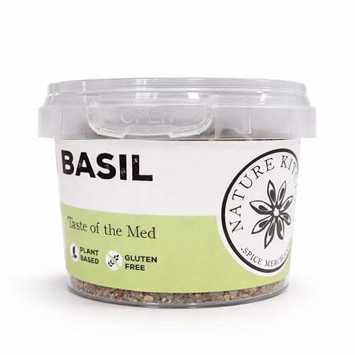 Nature Kitchen Basil 20g - Premium Hand-Blended Herbs & Spices