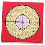 Boussole chinoise traditionnelle délicate : excellent cadeau pour votre , vos amis à noël, à une fête ou à un anniversaire, offrez-leur une petite surprise, boussole multifonctionnelle d'extérieur