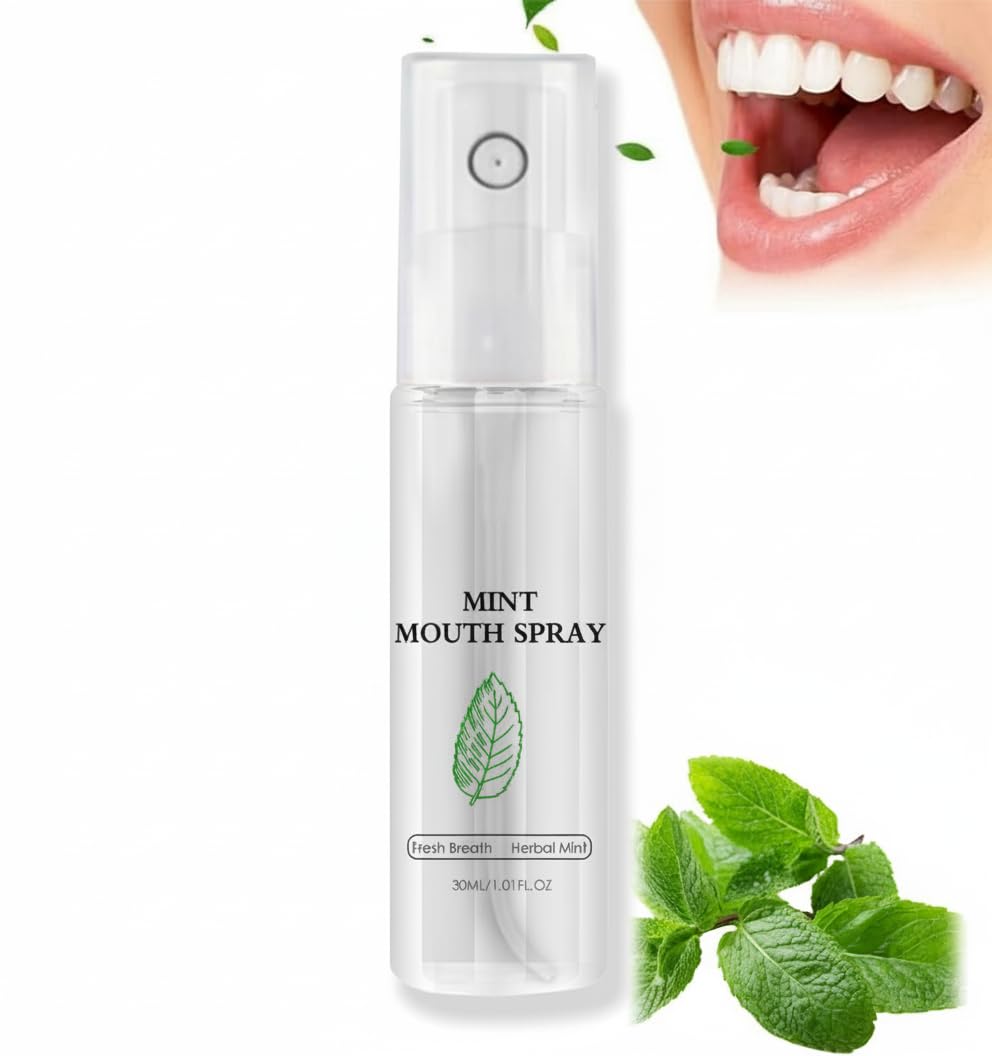 Breath Spray Mint, Fresh Breath Oral Care Essence, Breath Freshener, Bad Breath Treatment, Mouthwash for Bad Breath, Long Lasting Breath Spray for Bad Breath, Fresh Breath Spray for Mouth Freshener