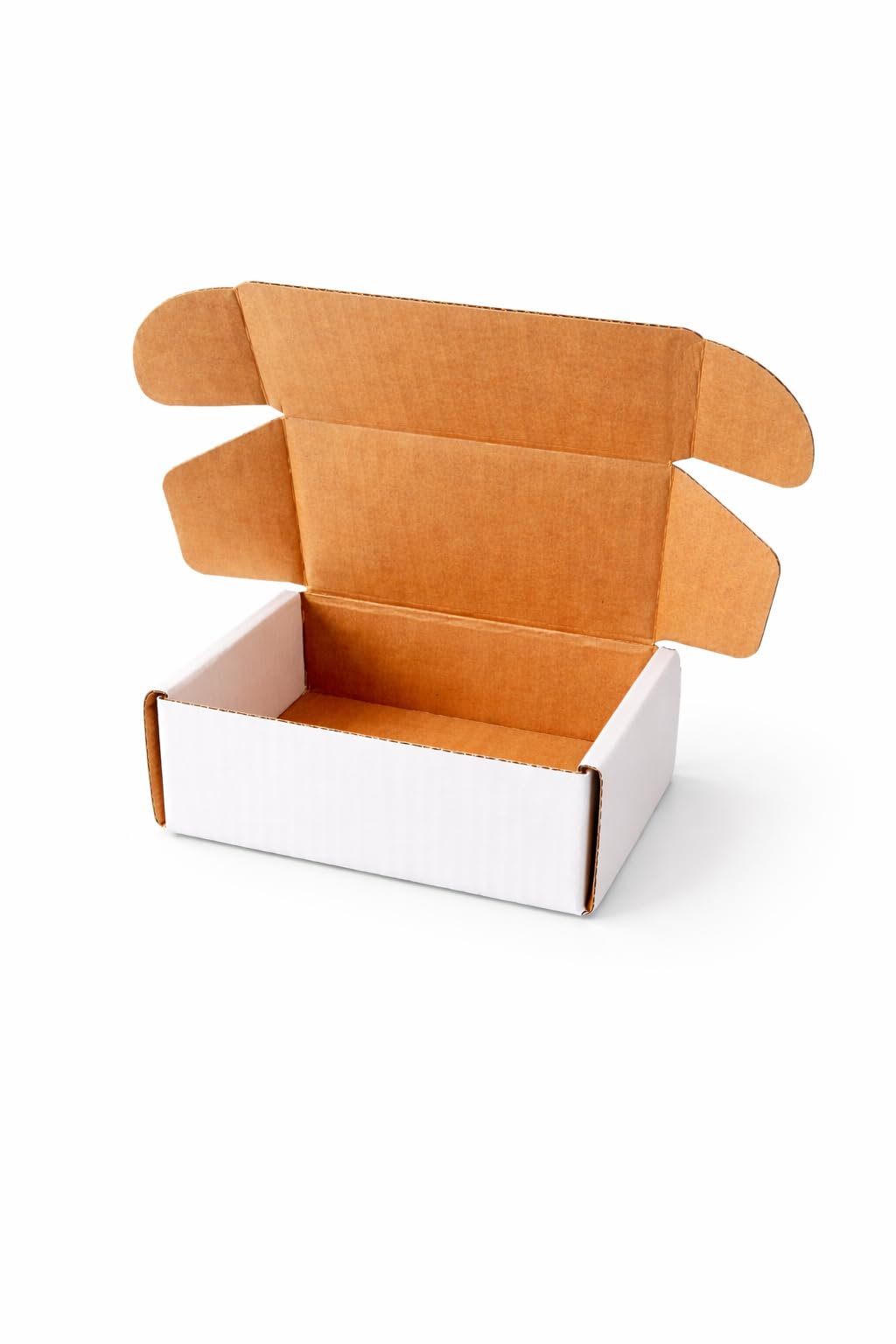 Courier Packaging Mailer Boxes | White Corrugated | 3 Ply | 5 x 3 x 2 Inch (PACK OF 25)-picture-15