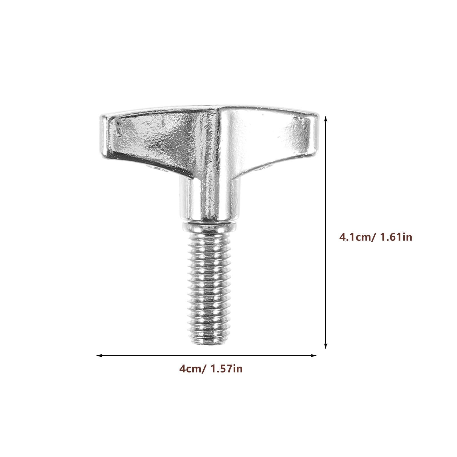 ibasenice Drum Wing Screws Drum Cymbal Stand Wing Nut Quick Release Metal Hardware Accessories for Jazz Kit Easy Install Durable - Image 3