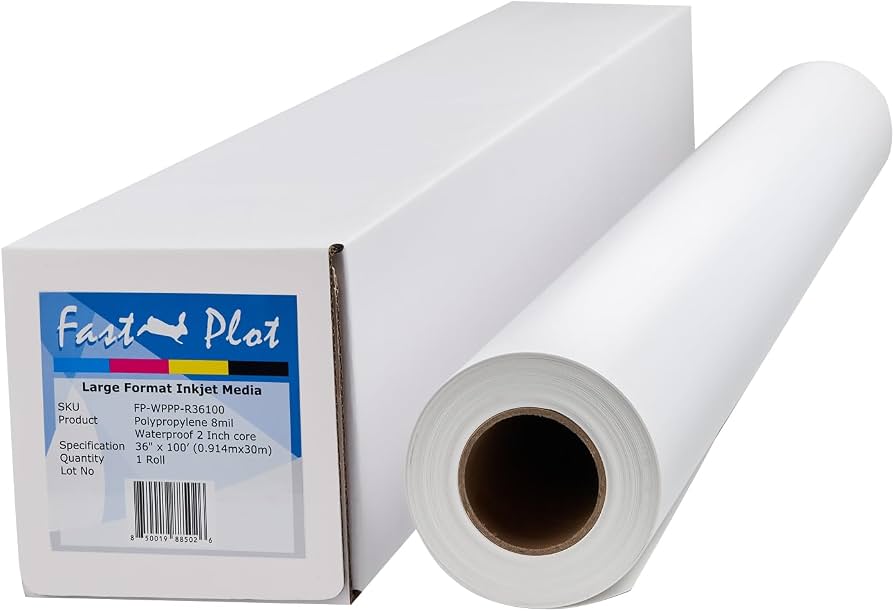 Amazon.com : FastPlot Polypropylene Banner 8 mil Waterproof